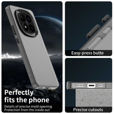 Противоударный чехол Candy Series для Xiaomi Redmi Note 14 Pro 5G/Poco X7 - черный