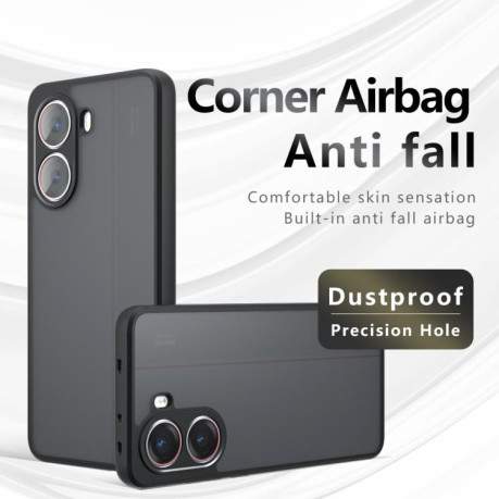 Протиударний чохол Armor Precise Hole PC Hybrid TPU для Xiaomi Redmi Turbo 4 / Xiaomi Poco X7 Pro - прозорий