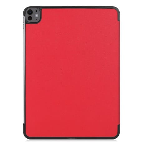 Чохол-книжка Custer Pattern Pure Color на iPad Pro 13 2024 - червоний