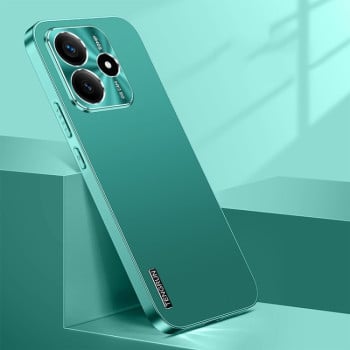 Противоударный чехол Streamer Series Micro Frosted Metal Paint PC для Xiaomi Redmi Note 14 5G - зеленый