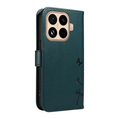 Чехол-книжка Dandelion Embossed Pattern Flip Leather на Xiaomi 15T Pro 5G - синий