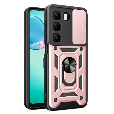 Протиударний чохол Sliding Camshield для Infinix Hot 50 4G - золото
