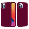 Чехол Solid Color Liquid Silicone на  iPhone 14 Pro - фиолетовый