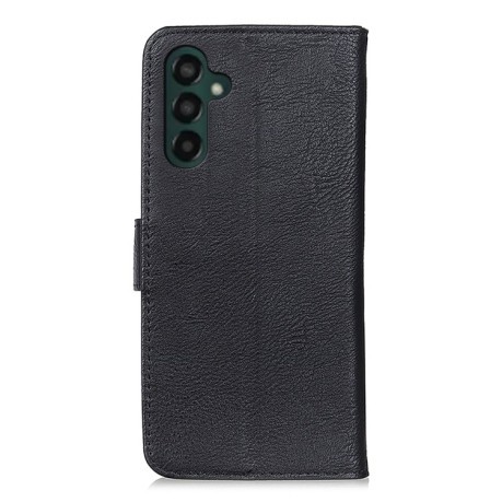 Чехол-книжка KHAZNEH Cowhide Texture для Samsung Galaxy A35 5G - черный