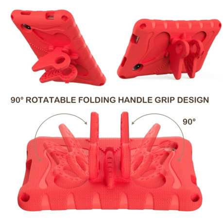 Протиударний чохол Butterfly Bracket EVA для Xiaomi Redmi Pad SE 8.7 2024 - червоний