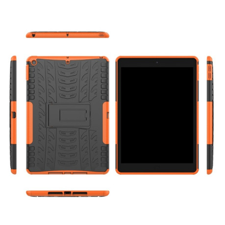 Протиударний чохол Tire Texture на iPad 9/8/7 10.2 (2019/2020/2021) - помаранчевий