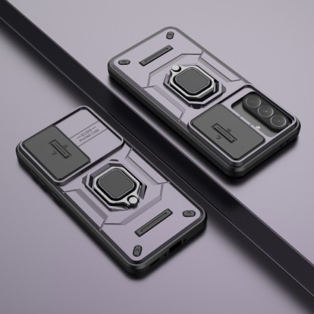 Протиударний чохол Sliding Camshield  для Samsung Galaxy A56 5G - фіолетовий
