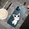 Чехол Painted Pattern для iPhone 13 Pro Max - Tilted Head Cat