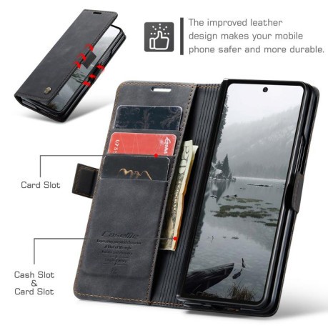 Чехол-книжка CaseMe-013 Multifunctional на Samsung Galaxy Fold 7 - черный