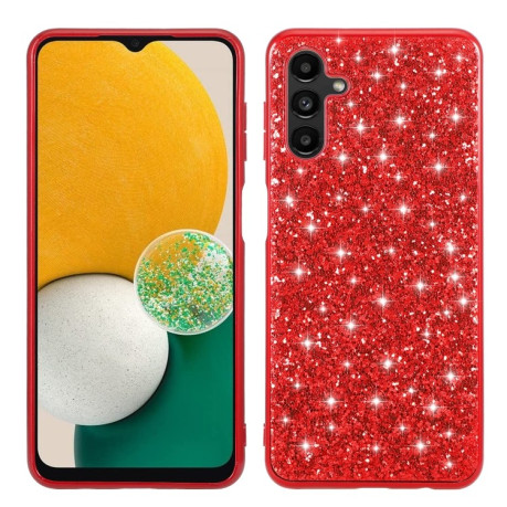 Ударозащитный чехол Glittery Powder на Samsung Galaxy S23 FE 5G - красный