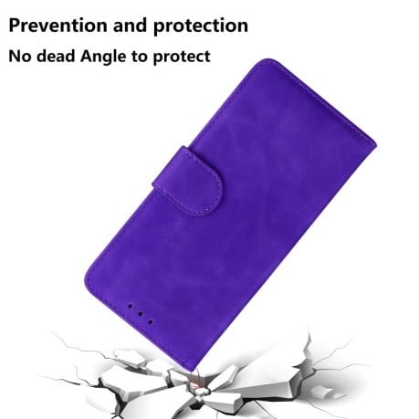 Чохол-книжка Skin Feel Pure Color для Realme 11 Pro 5G/11 Pro+ 5G/Narzo 60 Pro 5G - фіолетовий