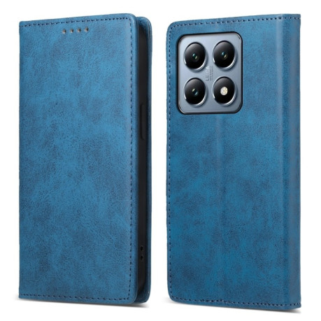 Чохол-книжка Business Solid Color Magnetic RFID Leather на Xiaomi 14T Pro - синій