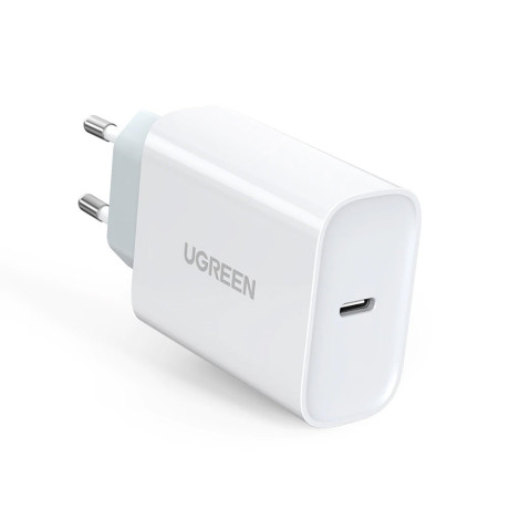 Зарядное устройство Ugreen USB Type C PD 30W with USB Type C cable 2m - белое