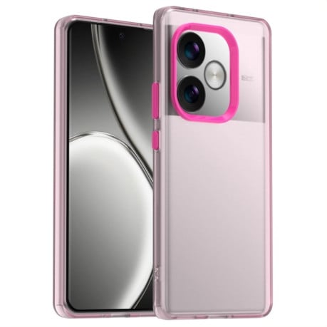 Чохол Candy Series гібрид з посиленими бортиками на Realme GT 6T - червоний