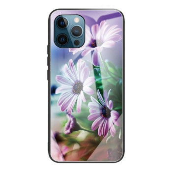 Стеклянный чехол Border для iPhone 13 Pro - Flowers