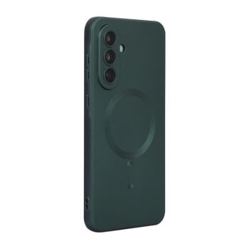 Чехол ENKAY с MagSafe Matte и защитой камеры на Samsung Galaxy A17 / A26 5G - зеленый