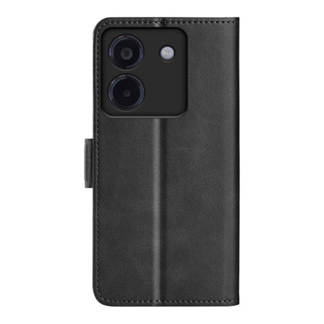 Чехол-книжка Dual-side Magnetic Buckle для Xiaomi Poco M7 Pro 5G - черный