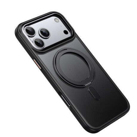 Ударозащитный чехол 360 Rotating MagSafe Magnetic Frosted на iPhone 17 Pro - черный