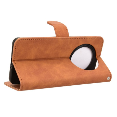 Чехол-книжка Retro Skin Feel Business Magnetic на OPPO Reno12 F/12 FS 5G - коричневый