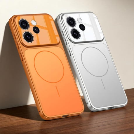 Матований тонкий чохол Gkk Change to 17 Pro з MagSafe для OPPO Reno15 Pro 5G Global — чорний
