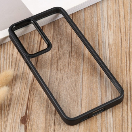 Противоударный чехол Clear Acrylic Soft для Samsung Galaxy S23 5G - черный