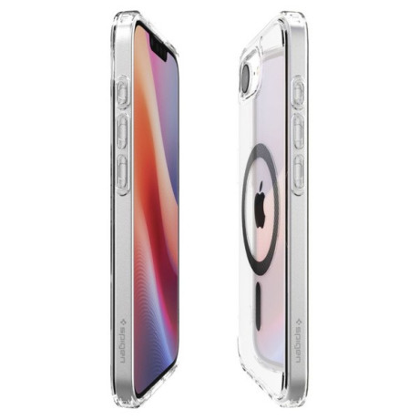 Оригінальний чохол Spigen Ultra Hybrid (Magsafe) на iPhone 16e - Carbon Fiber