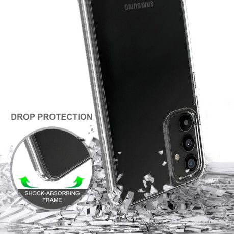 Акриловый противоударный чехол HMC для Samsung Galaxy A34 5G - прозрачный