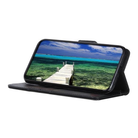 Чехол-книжка KHAZNEH Cowhide Texture на Xiaomi Redmi Note 14 4G 164.48mm - черный