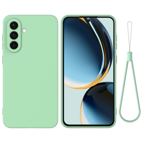 Силіконовий чохол Solid Color Liquid Silicone  для Samsung Galaxy A26 5G - зелений