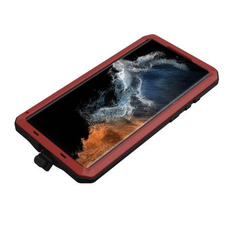 Противоударный чехол RedPepper Metal Life Waterproof для Samsung Galaxy S23 Ultra 5G - красный