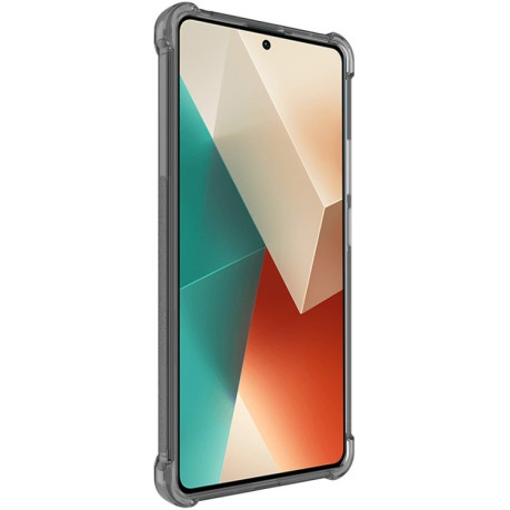 Протиударний чохол IMAK All-inclusive Airbag на Xiaomi Redmi Note 13 5G - прозоро-чорний
