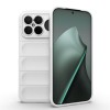 Силіконовий чохол Magic Flannel на Xiaomi Redmi K90 Pro Max/Poco F8 Ultra — білий