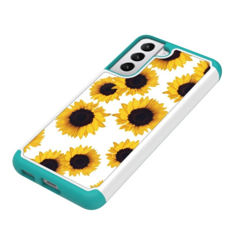 Противоударный чехол Coloured Pattern на Samsung Galaxy S21 - Sunflower