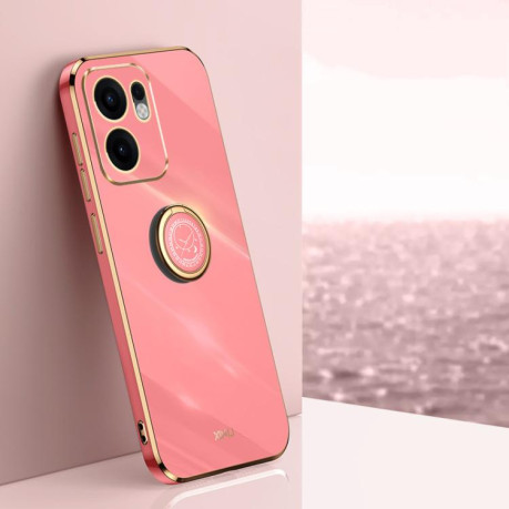 Чохол протиударний XINLI Straight Edge with Ring Holder для OPPO Reno13 F 5G Global - червоний
