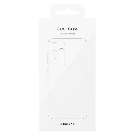 Оригинальный чехол Samsung Clear Cover для Samsung Galaxy A55 - transparent(EF-QA556CTEGWW)
