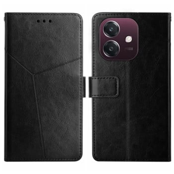 Чохол-книжка Y-shaped Pattern Flip Leather на OPPO A3/A3x/A40m- чорний