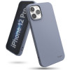 Оригинальный чехол Ringke Air S на iPhone 12 / iPhone Pro 12 - blue-grey