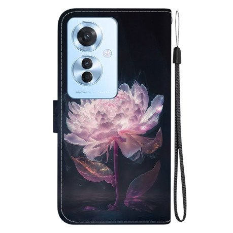 Чохол-книжка Colored Drawing Series на OPPO Reno11 F Global - Peony