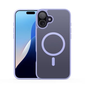 Чехол DUX DUCIS Yind Series MagSafe TPU Hybrid PC на iPhone 16 - фиолетовый