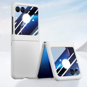 Протиударний чохол Integrated PC Skin Feel Shockproof для Motorola Razr 50 - білий