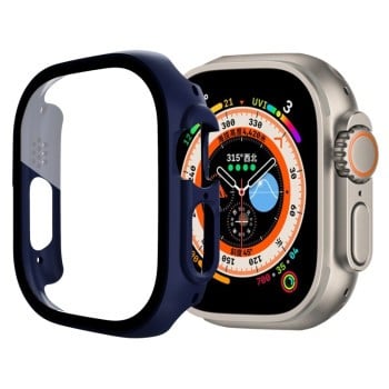 Накладка с защитным стеклом на Apple Watch Ultra 49mm - синяя