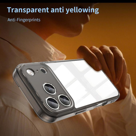 Чехол PC Hybrid TPU Airbag Shockproof для iPhone 17 Pro - черный