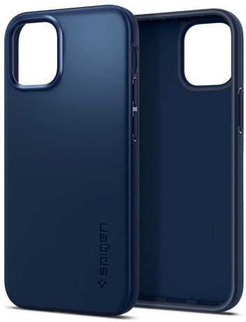 Оригинальный чехол Spigen Thin Fit для iPhone 12 Mini Navy Blue