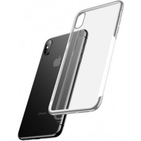 Чехол Baseus Shining case на iPhone Xs Max серебристый