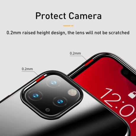 Силиконовый чехол Baseus Shining case на iPhone 11 Pro Max-серебристый