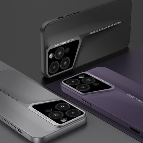 Ультратонкий чехол GKK Blade Ultra-thin Full Coverage для iPhone 16 Plus - золотой
