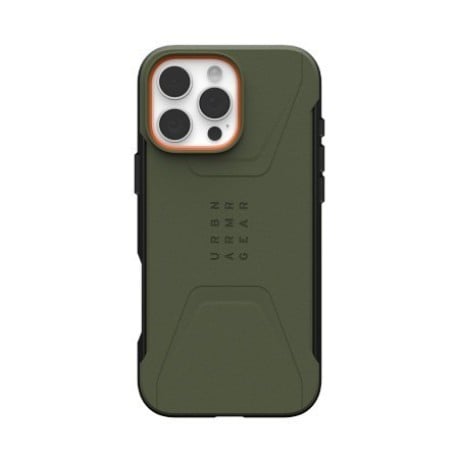 Оригинальный чехол UAG Civilian для iPhone 16 Pro Max - Green