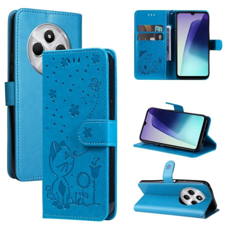 Чохол-книжка Cat and Dog для Xiaomi Redmi 14C 4G/Poco C75/Redmi A4 5G - синій