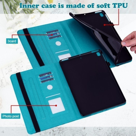 Чохол-книжка Tree Deer Embossed Leather для Xiaomi Redmi Pad SE 8.7 - синій