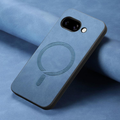 Чохол Retro MagSafe Magnetic PU на Google Pixel 9a - синій